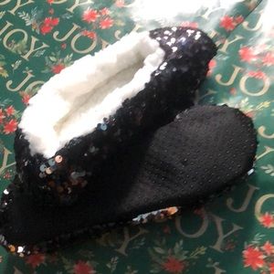 Sequined Sock Slippers